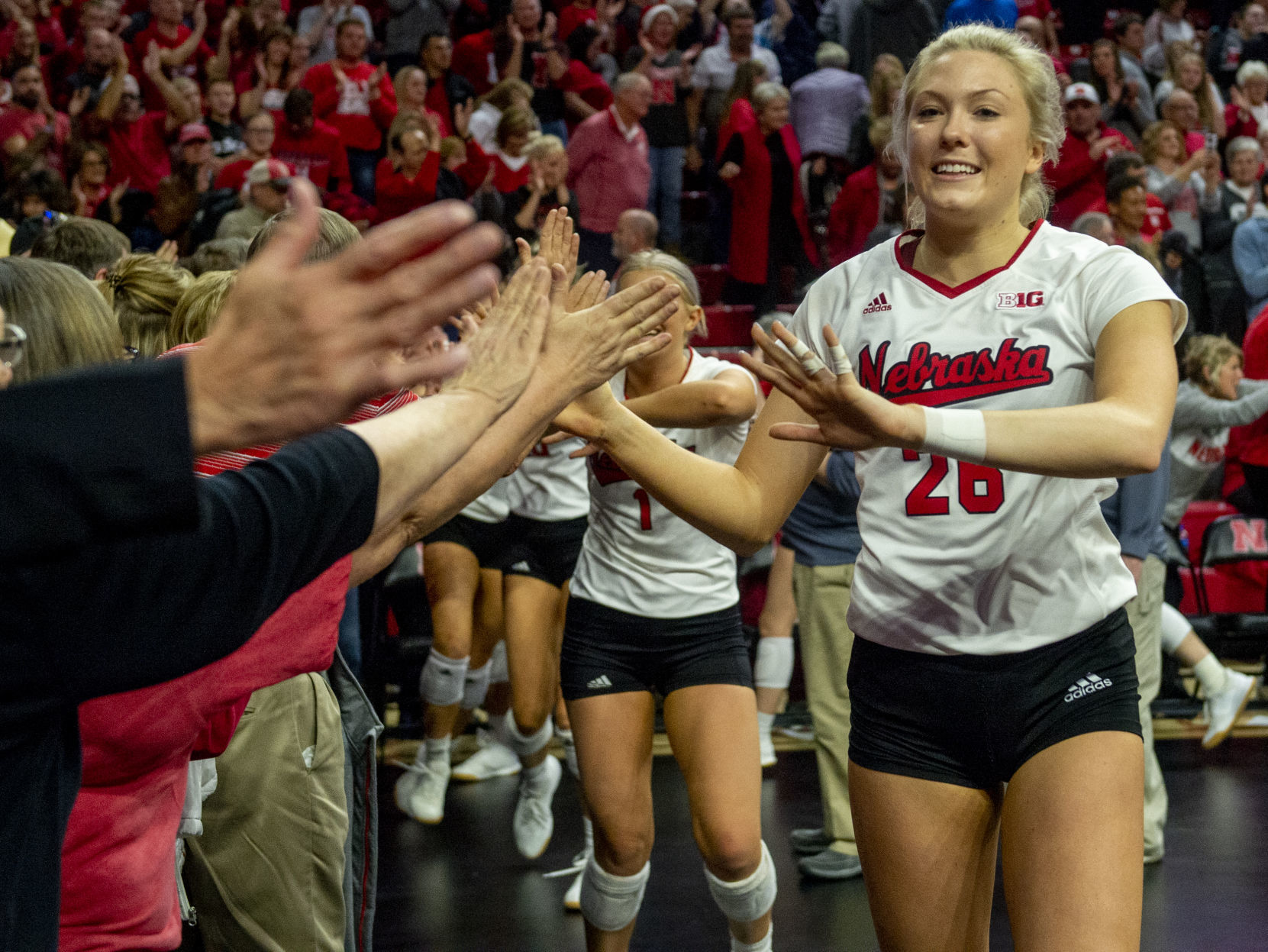 Nebraska volleyball vs. Missouri, 12.7